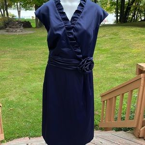 NWT Dressbarn dressy navy dress 24W